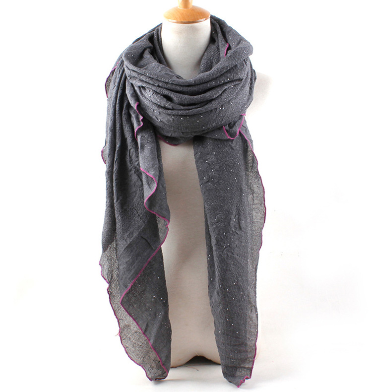 Cotton knit scarves