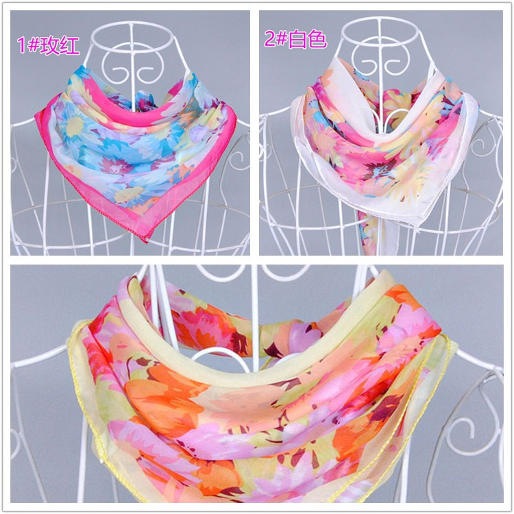 Wholesale chiffon square scarfs‎
