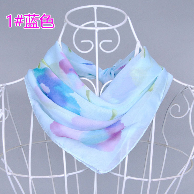 Chiffon square head scarves