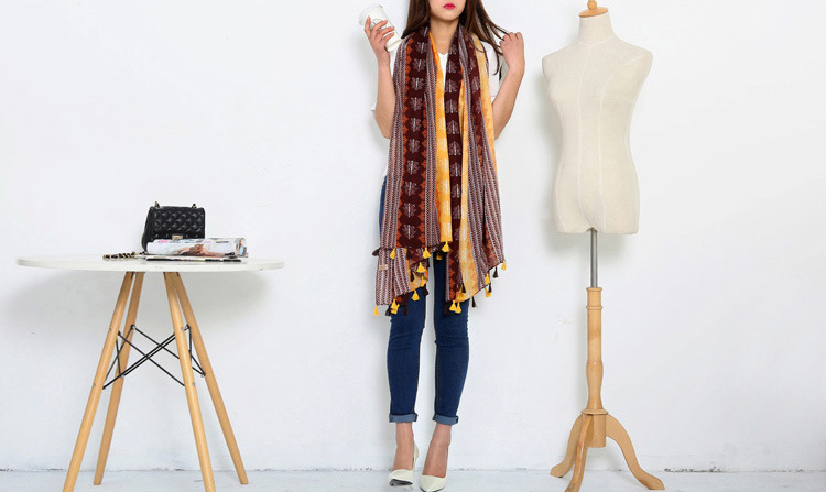 Cotton linen scarves