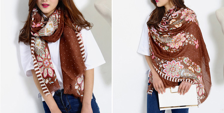 Wholesale scarf silk cotton