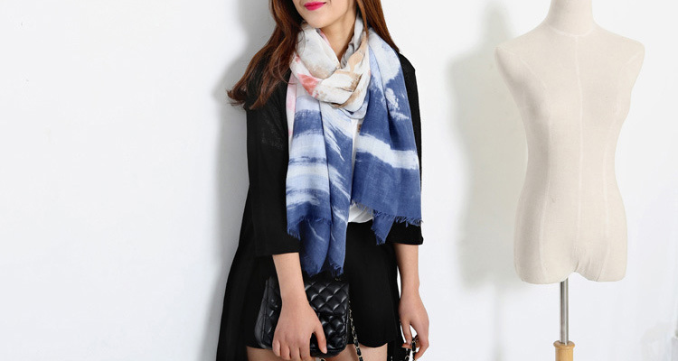 Tiger silk scarf