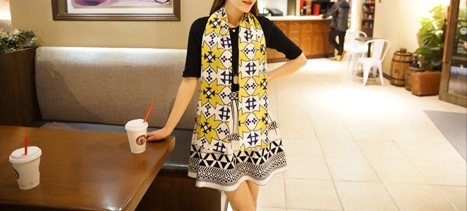Small silk neck scarves