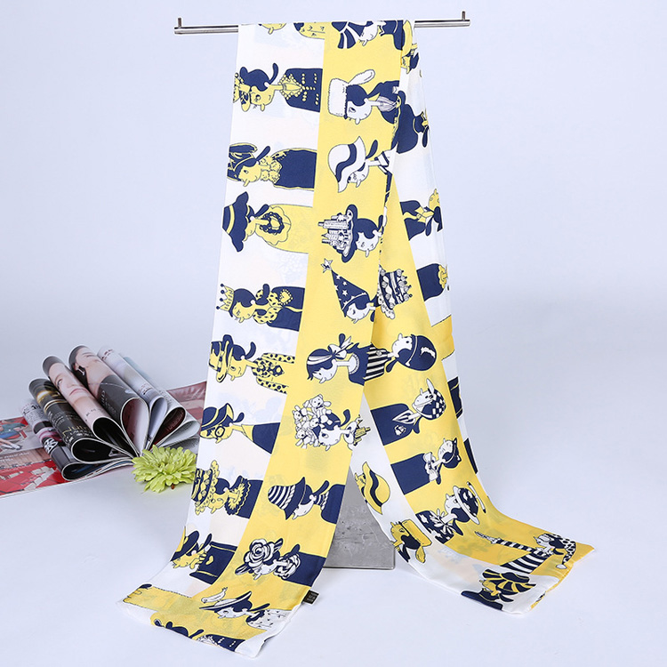 Wholesale silk small scarf