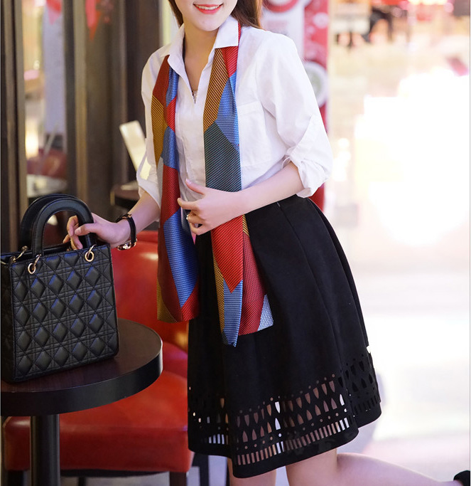 Small silk scarves for women