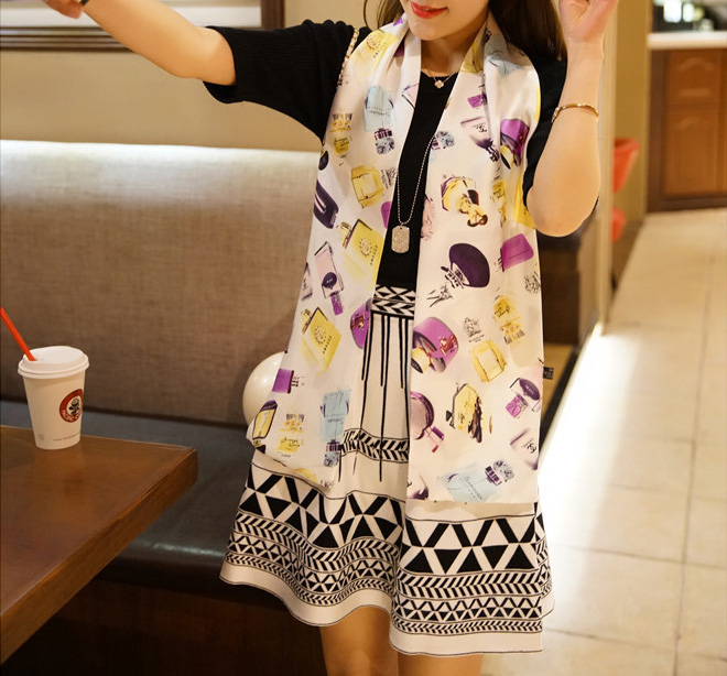 Small silk scarves for women