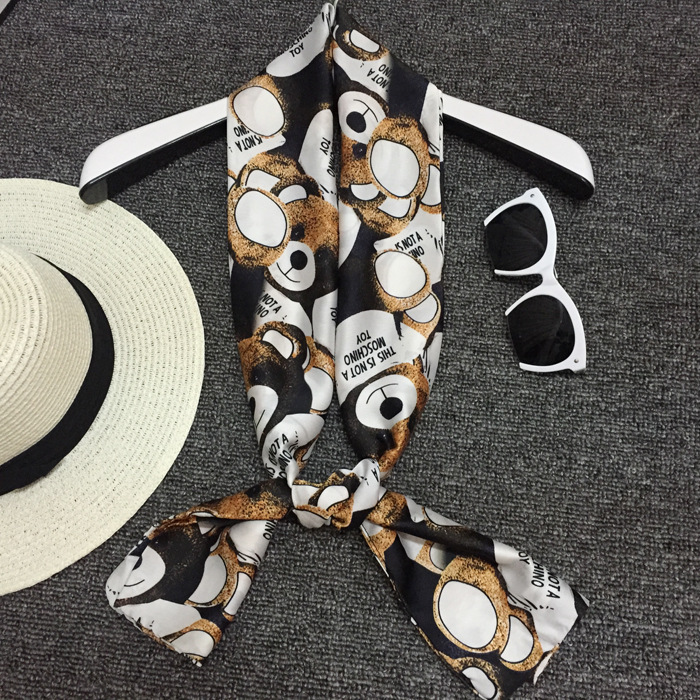 Women silk neck scarf