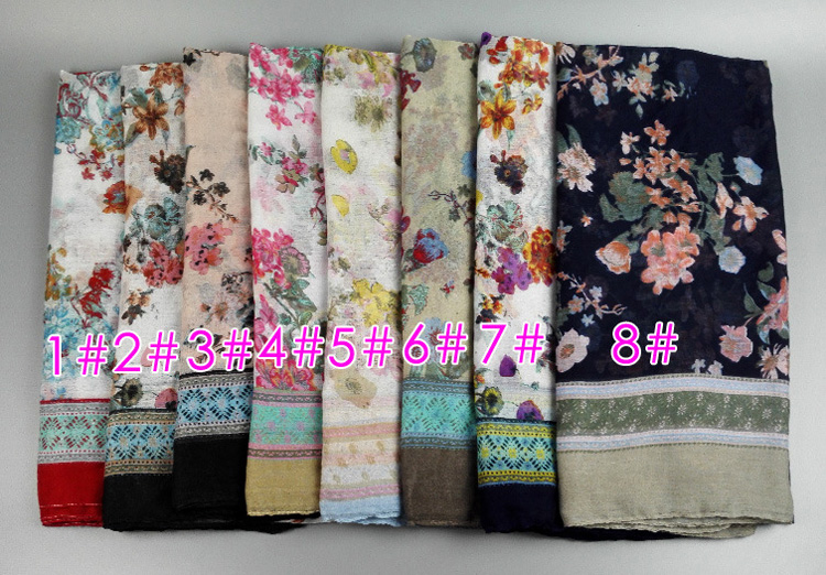 Wholesale silk black scarf