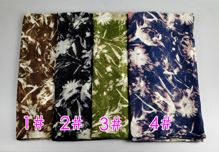 Cashew flower cotton scarves