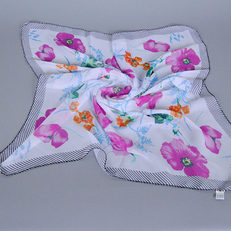 Wholesale scarf square chiffon