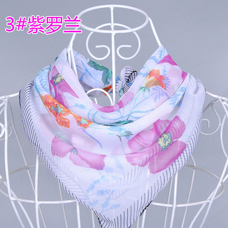 Wholesale scarf square chiffon