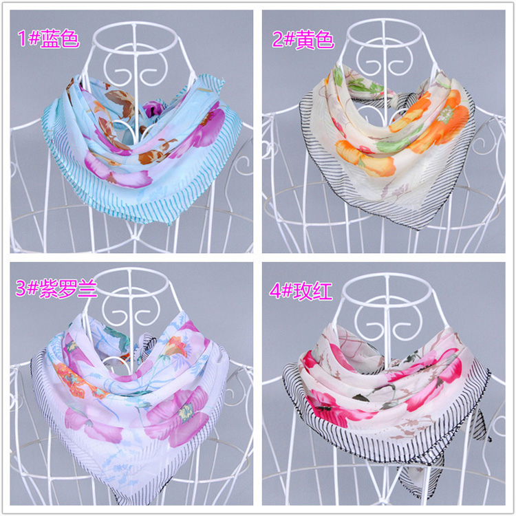 Wholesale scarf square chiffon