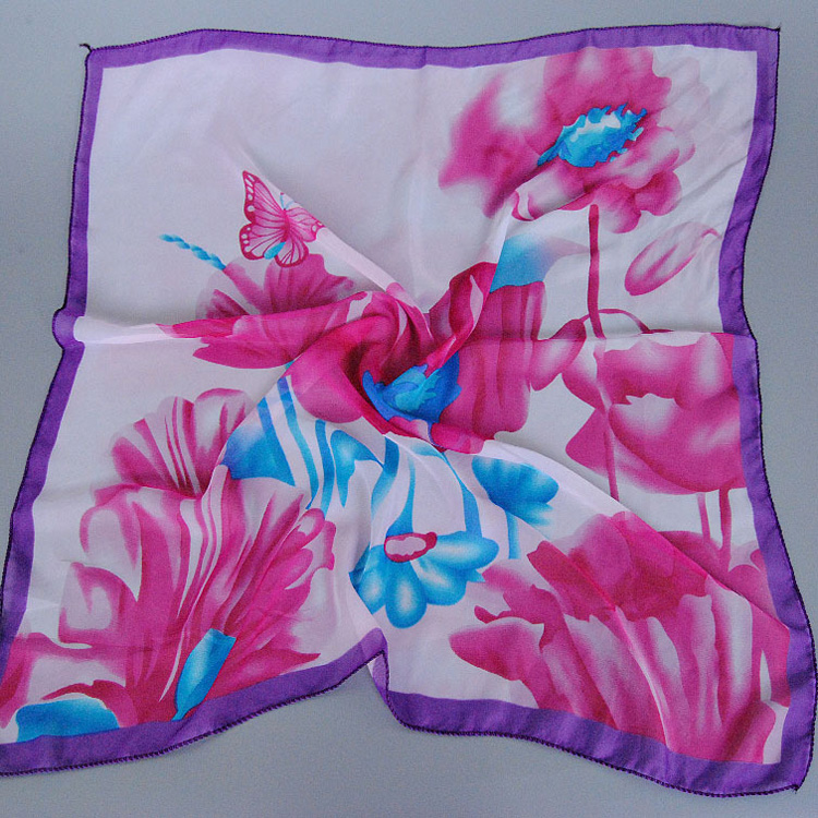 Chiffon head scarf square