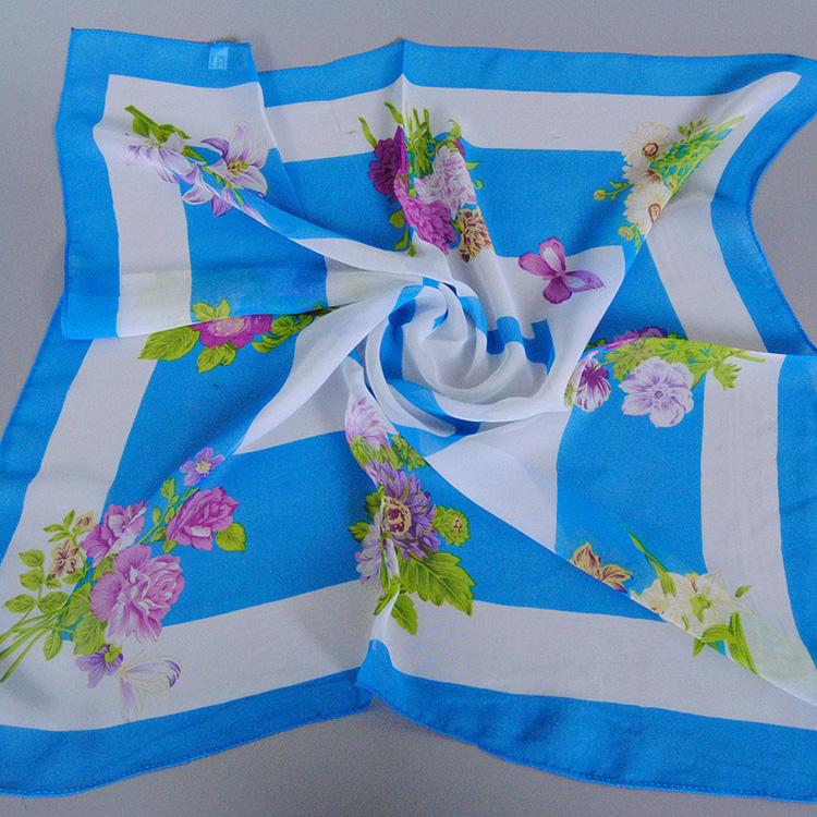 Wholesale square chiffon scarves