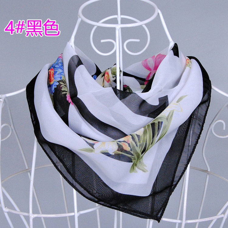 Wholesale square chiffon scarves