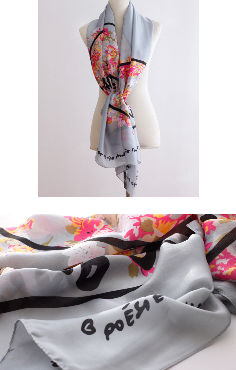 Silk shawls scarves