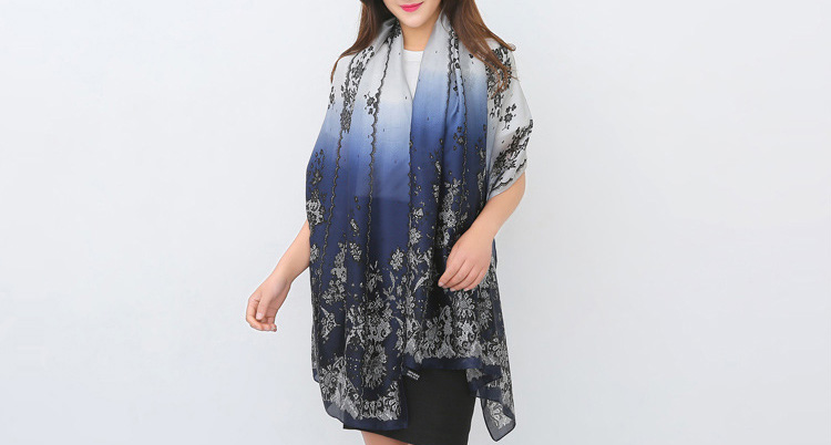 Butterfly print scarf wholesale