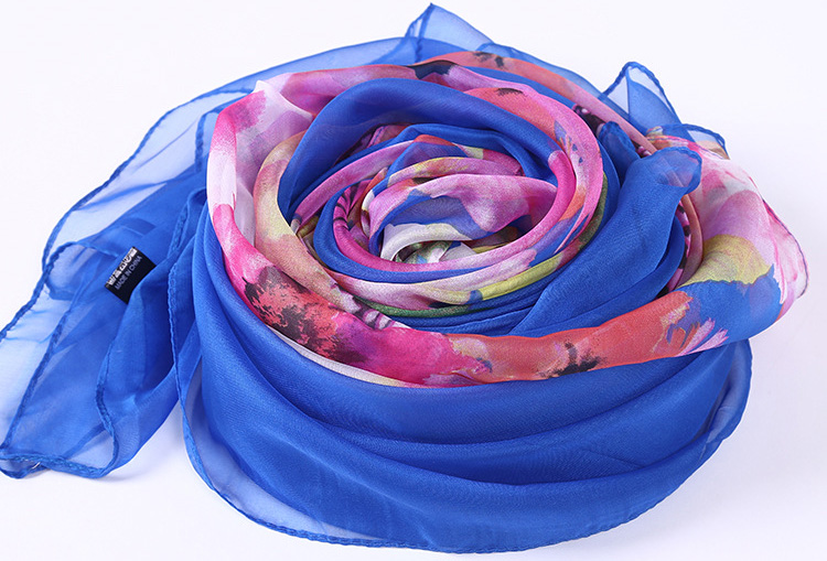 Women chiffon silk scarf