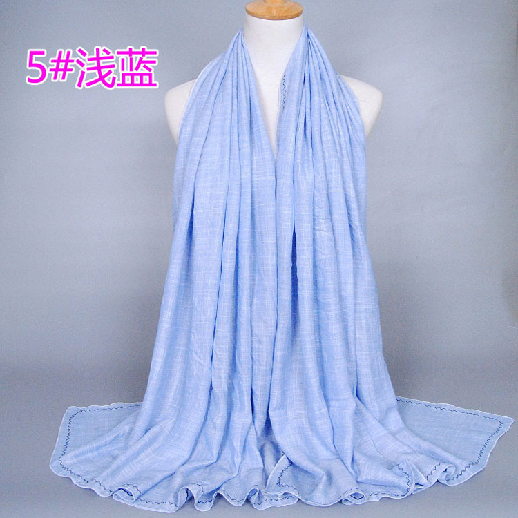 Cotton winter scarves