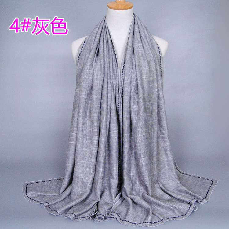 Cotton winter scarves