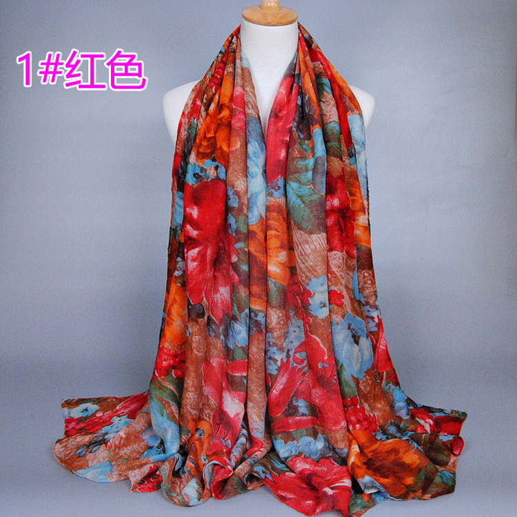 Silk scarf painting