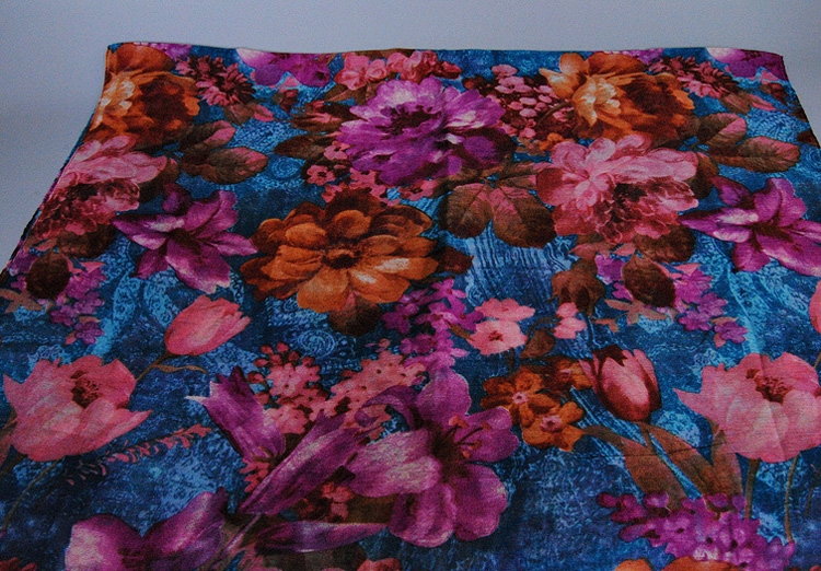 Silk scarf painting