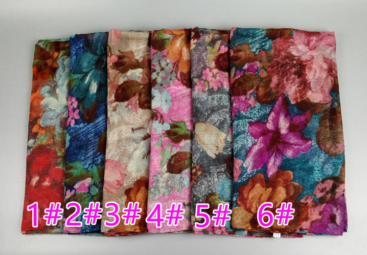 Silk scarf painting
