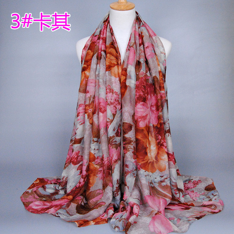 Silk scarf painting
