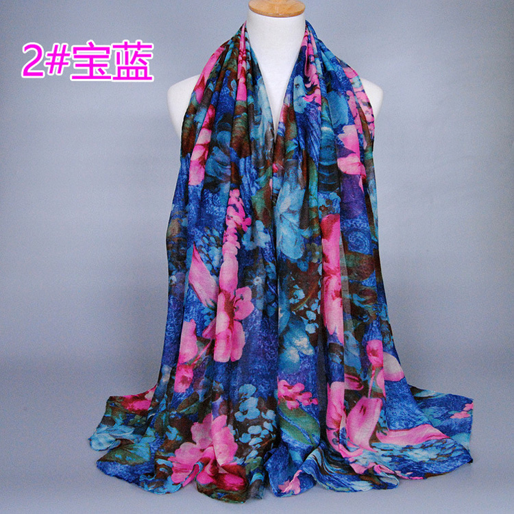 Silk scarf painting
