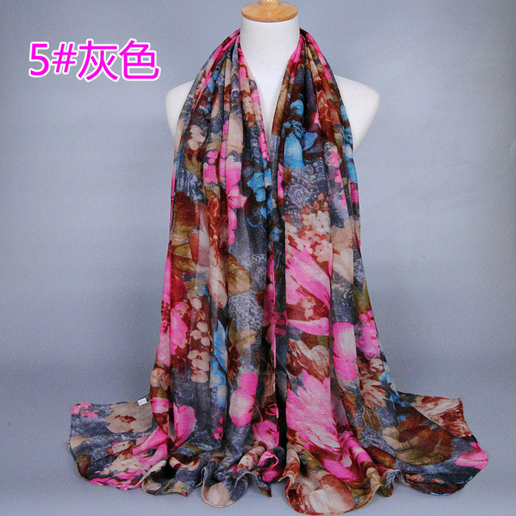 Silk scarf painting