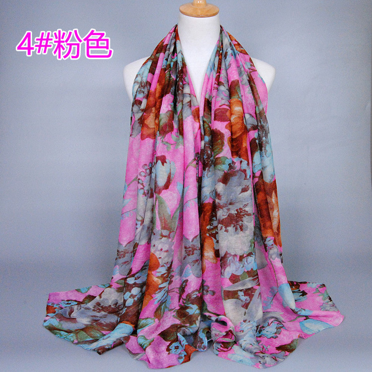Silk scarf painting
