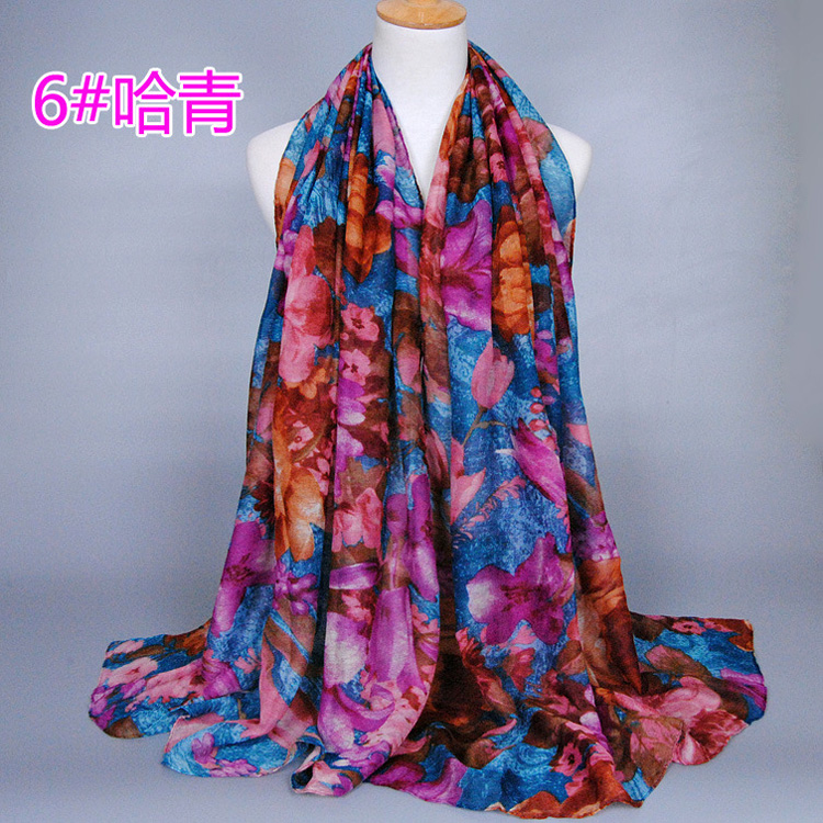 Silk scarf painting