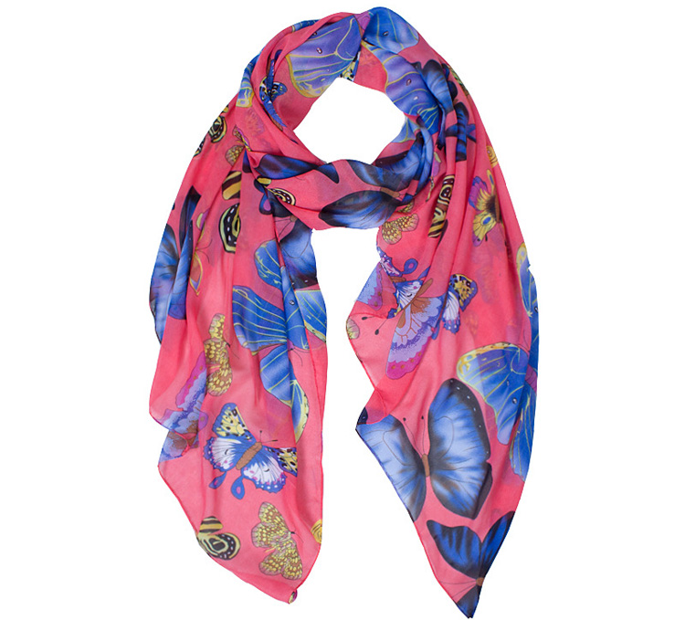 Silk butterfly scarves