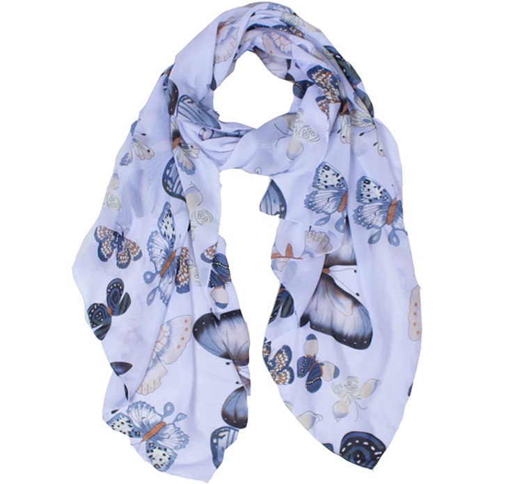 Silk butterfly scarves