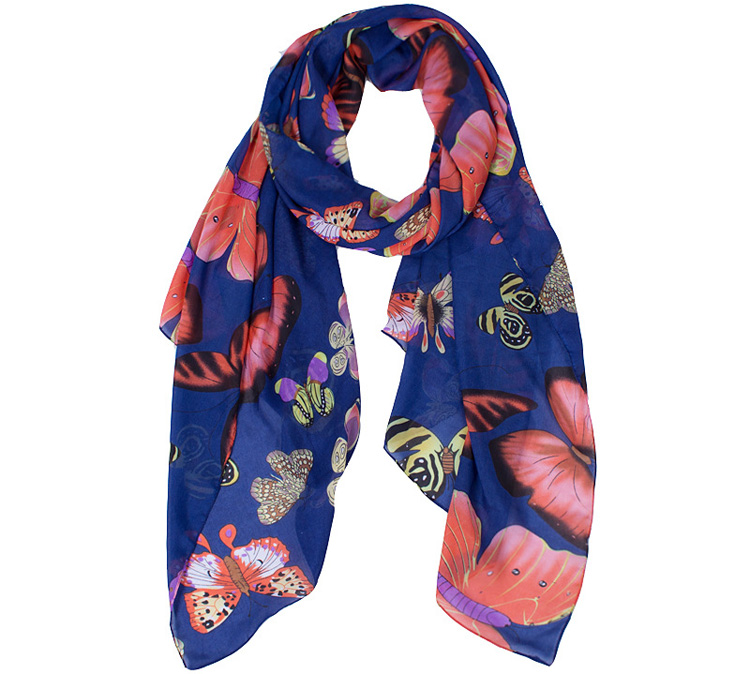 Silk butterfly scarves