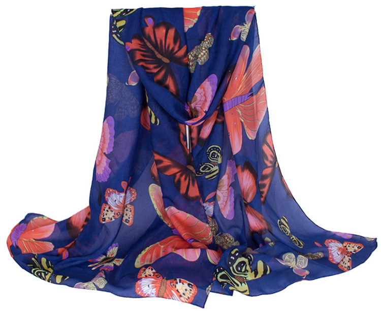 Silk butterfly scarves