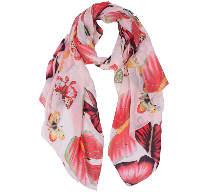 Silk butterfly scarves