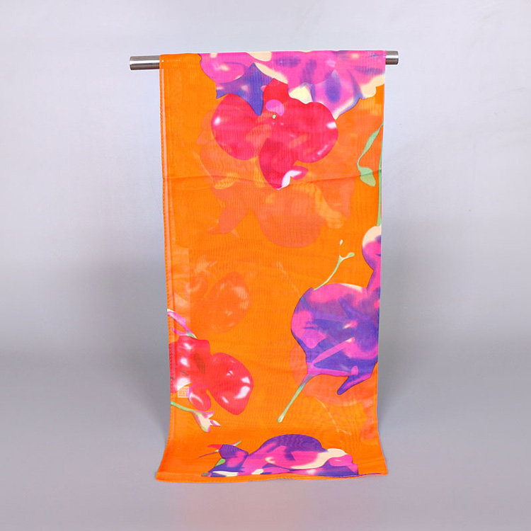 Wholesale chiffon scarf floral