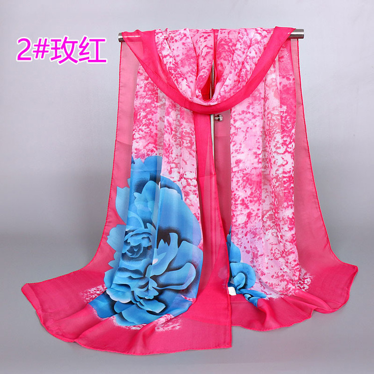 Silk infinity scarves