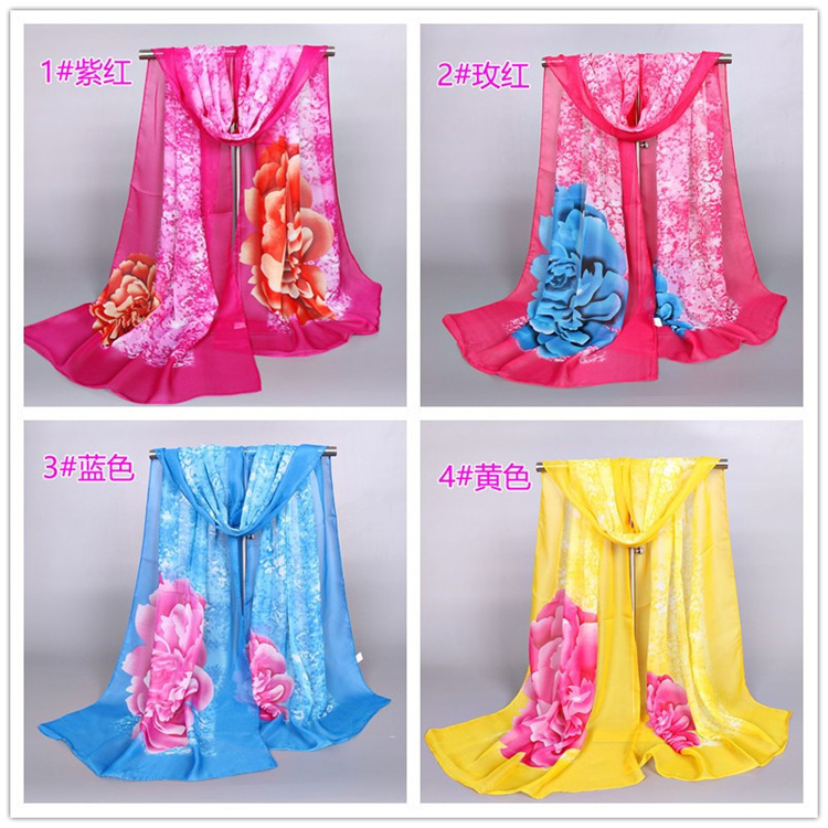 Silk infinity scarves