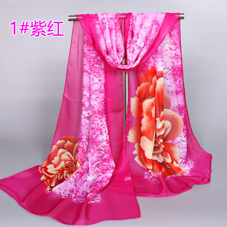 Silk infinity scarves