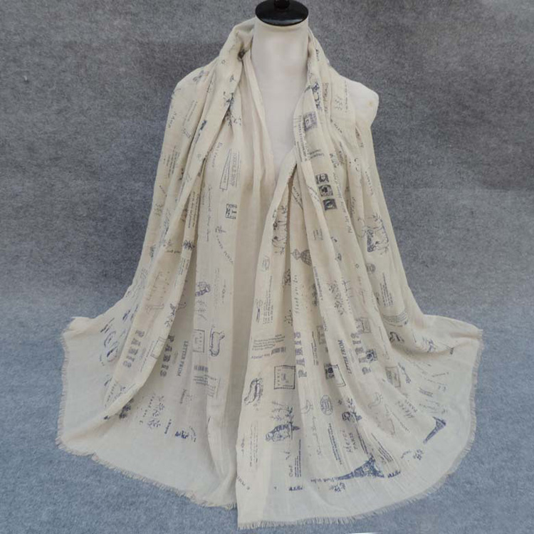 French cotton scarves