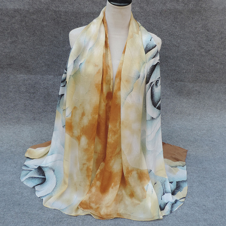 Linen infinity scarf