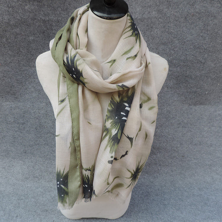 Tie dyed cotton scarves