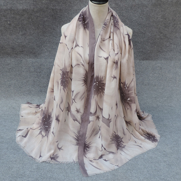 Tie dyed cotton scarves