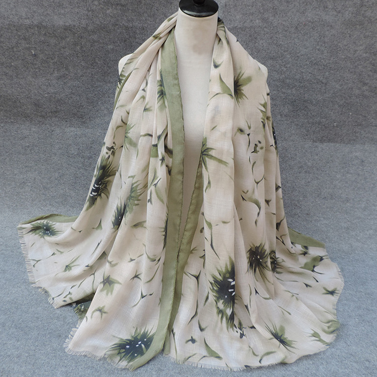 Tie dyed cotton scarves