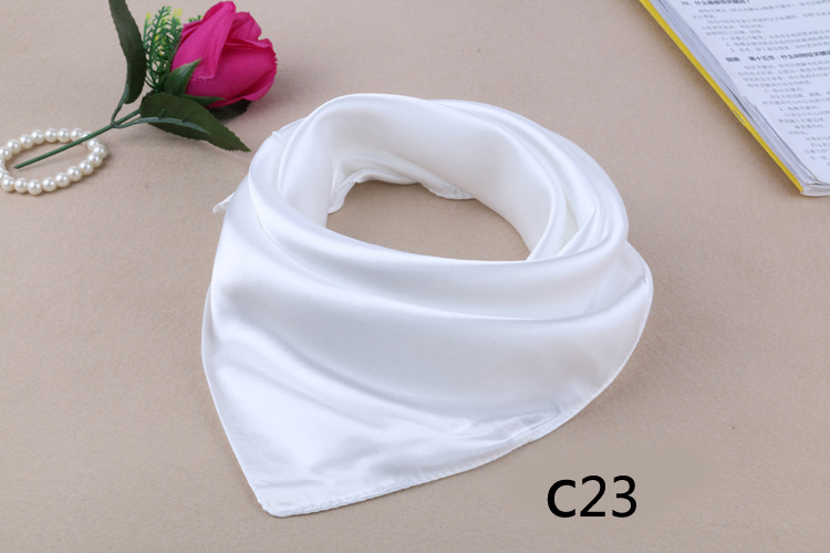 Silk small square scarf