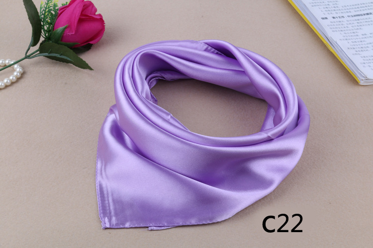 Silk small square scarf