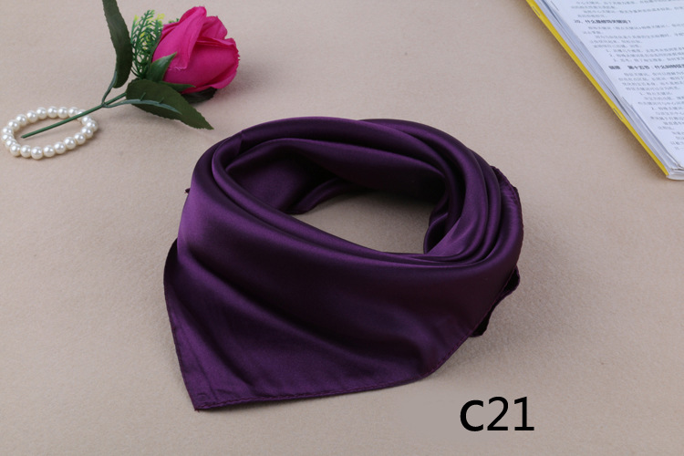 Silk small square scarf