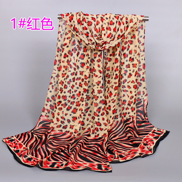 Wholesale knitted scarves leopard